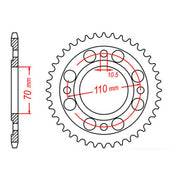 MTX Rear 246 Spacer #530 11-413-SP