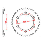 MTX 1791 Steel Rear Sprocket #525 (11-32E)