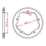 MTX 751 Steel Rear Sprocket #520 (11-751)