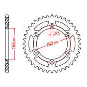 MTX 896 Steel Rear Sprocket #520 (11-KM2)