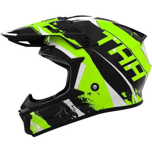 THH Youth T710X Rage Helmet - Youth - Black/Green