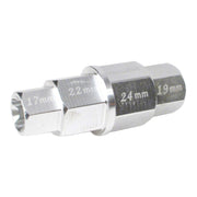 WHITES 4-IN-1 HEX AXLE TOOL 17 19 22 24mm ALUM