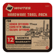 Whites Hardware Trail Pack - Euro/KTM Offroad 50PCS