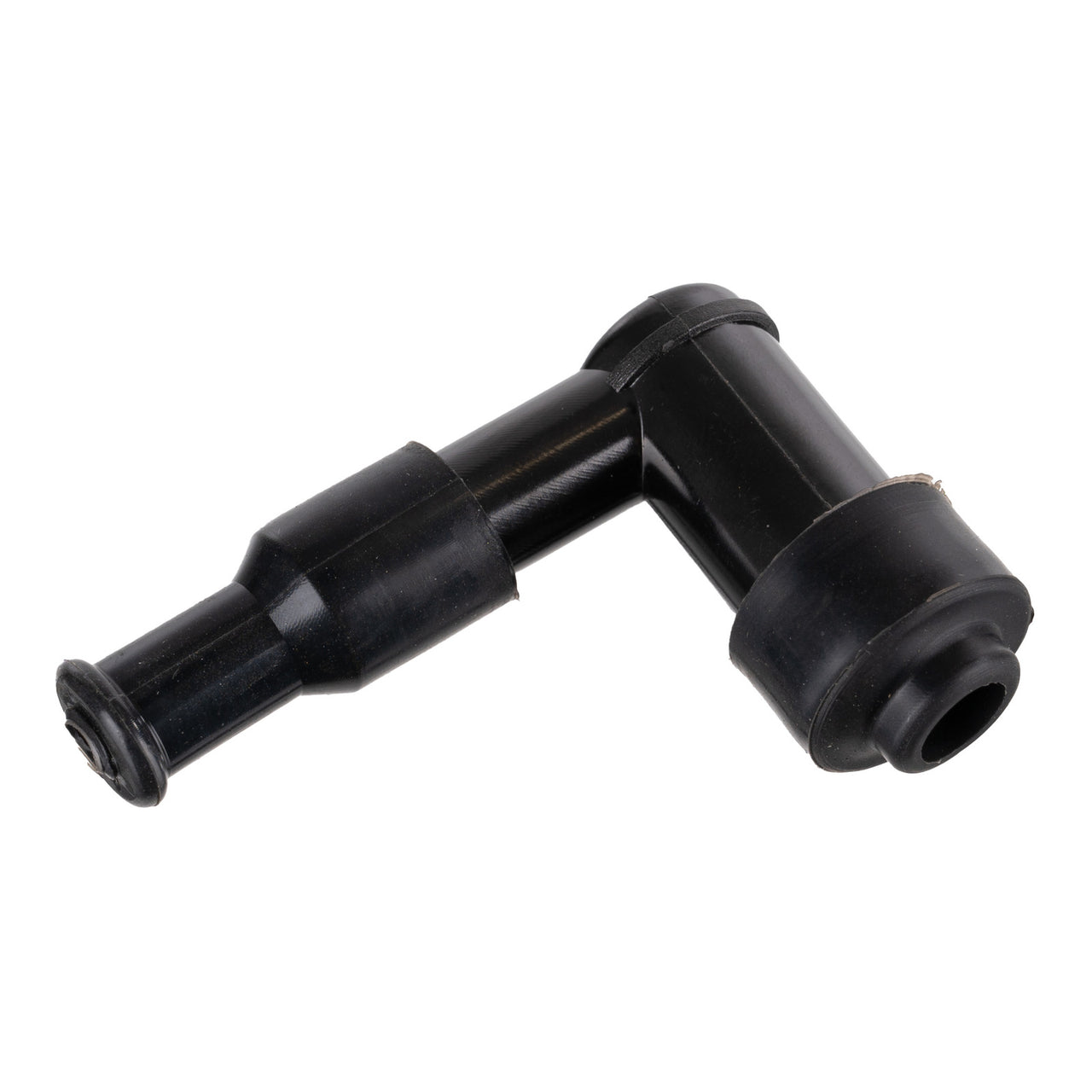 Whites Spark Plug Cap (Replaces LB05E) Right Angle - Black