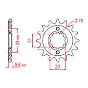 XAM Sprocket Kit Kawasaki KX250F '04-'05 /RMZ250 X-Ring 13/48