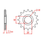 XAM Sprocket Kit Suzuki RM125/RMZ250 '07-'09 NSDCG2 12/48