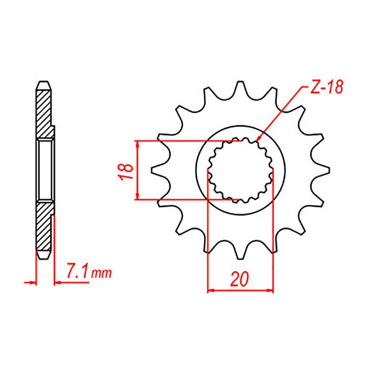 XAM Sprocket Kit Suzuki RM125'06-12 X-Ring 12/51