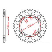 XAM Sprocket Kit Yamaha YZ250 '94-'97 13/49
