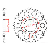 XAM Sprocket Kit Honda VFR750F (RC24) '86-'87 X-Ring Gold 16/45
