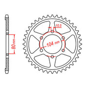 XAM Sprocket Kit Kawasaki ZX9R '94-'97 X-Ring 16/44