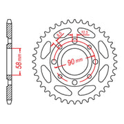 XAM Sprocket Kit Suzuki GSXS125 O-Ring 14/45