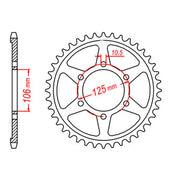 XAM Sprocket Kit Triumph Tiger 800/XC '06-'15 X-Ring 16/50