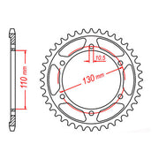 XAM Sprocket Kit Yamaha FZ6/R '06-'09 X-Ring Gold 16/46