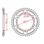 XAM Sprocket Kit Yamaha R6 '06-'15 X-Ring 16/45