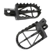 Zeta Wide Chromoly Mid Foot Pegs - Kawasaki KLX110 / KLX110L / Suzuki DR-Z50 / D