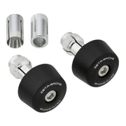 Zeta Bar End Sliders (2 Pack) - Black