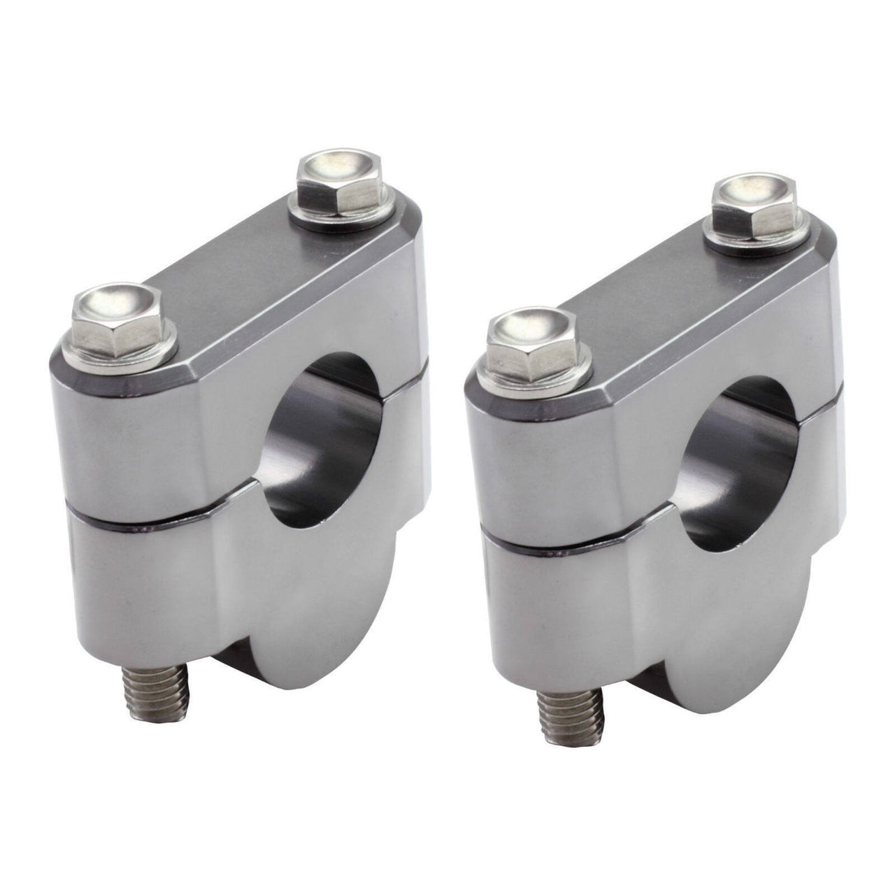Zeta Handlebar Rise Kit 19mm Height - 22.2mm Bar - Titanium