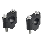 Zeta Handlebar Rise Kit 19mm Height - 22.2mm Bar - Black