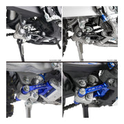 Zeta RSL Lowering Link -25mm- Husqvarna TE/FE '17- - Hard Blue