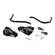 Zeta Armour XC Handguard Kit for 28.6mm Handlebars - Black / Black