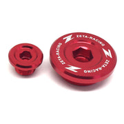 Zeta Engine Plug Set - Suzuki RM-Z250 ('07-), RM-Z450 ('05-) - Red