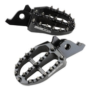 Zeta Aluminium Foot Pegs - Kawasaki KX250F / KX450F - Black