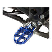 Zeta Yamaha WR250R/X ‘07-’20 Blue Aluminium Foot Pegs