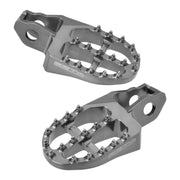Zeta Aluminium Foot Pegs - Stark Varg - Titanium