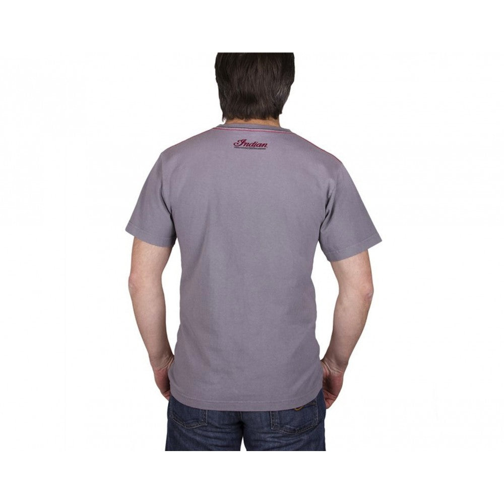 Indian Motorcycle Men's Scout Script Tee, Gray