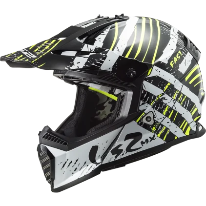 LS2 MX437 Fast Evo Verve - Black/White