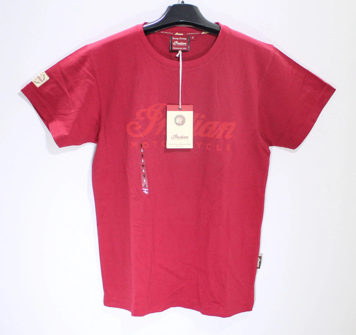 Indian Motorcycle Men's Red Logo Tee