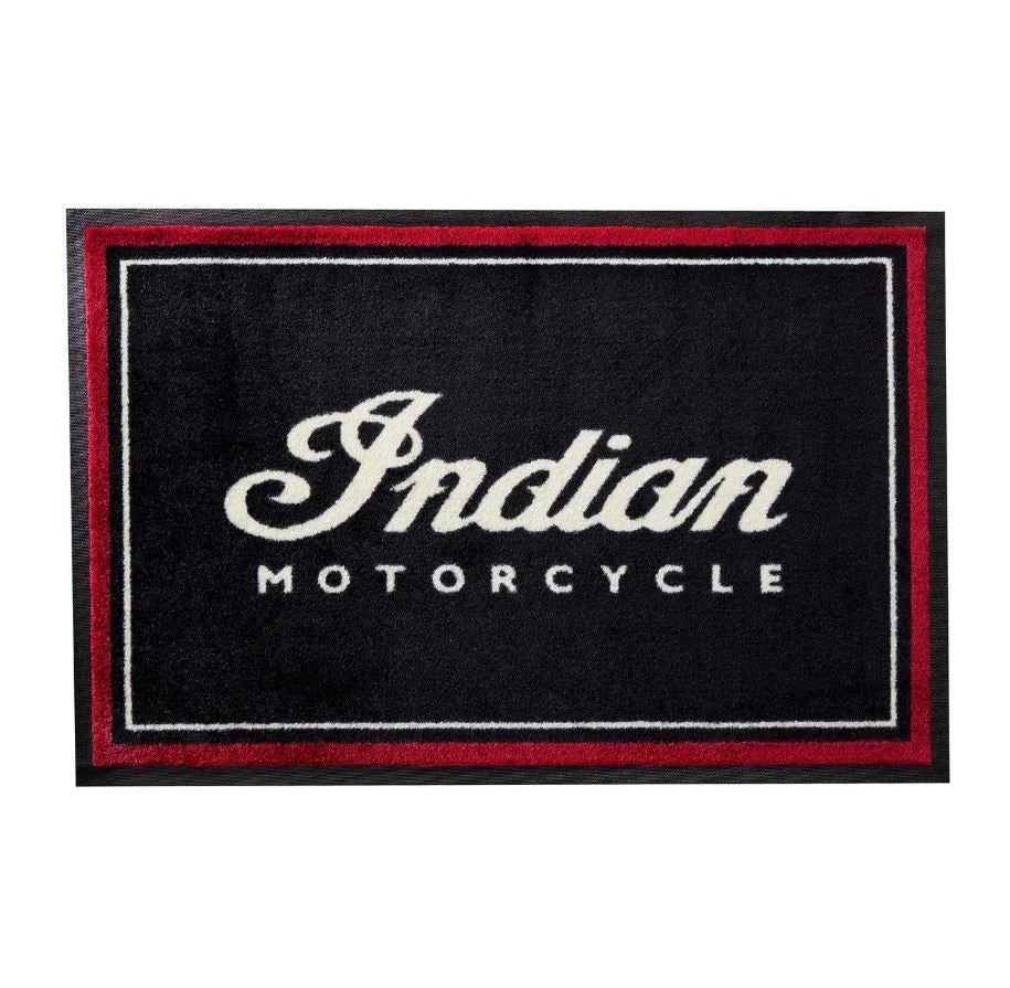 Indian Motorcycle Script Logo Doormat
